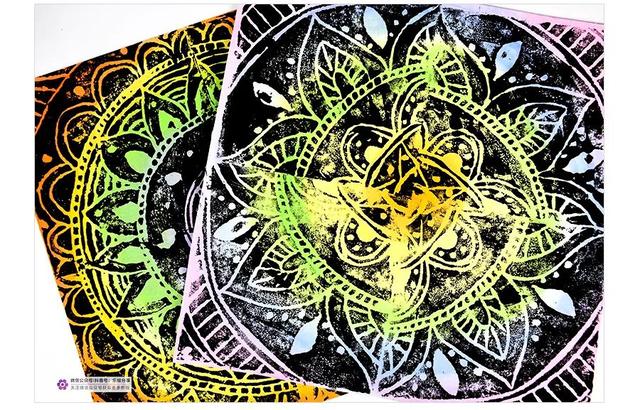 儿童版画绘画入门（超有趣的儿童版画这样玩--印出美丽的曼陀罗）(14)