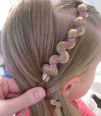 儿童编发随手一扎都这么好看(2款俏皮可爱的儿童编发扎发图解)(6)