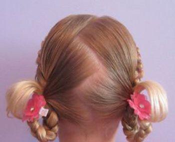 儿童编发随手一扎都这么好看(2款俏皮可爱的儿童编发扎发图解)(7)