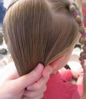 儿童编发随手一扎都这么好看(2款俏皮可爱的儿童编发扎发图解)(5)