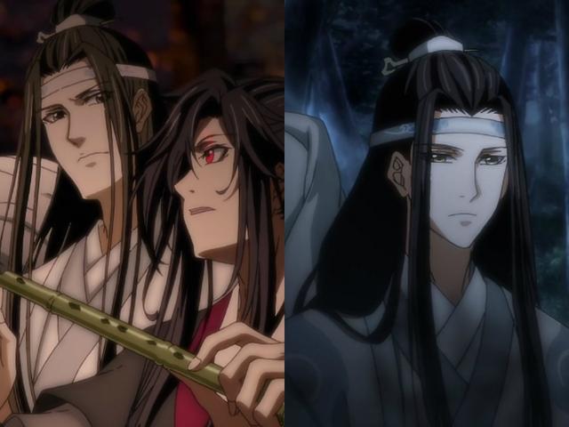 魔道祖师魏无羡蓝忘机正面照(五个画风崩坏的画面)(2)