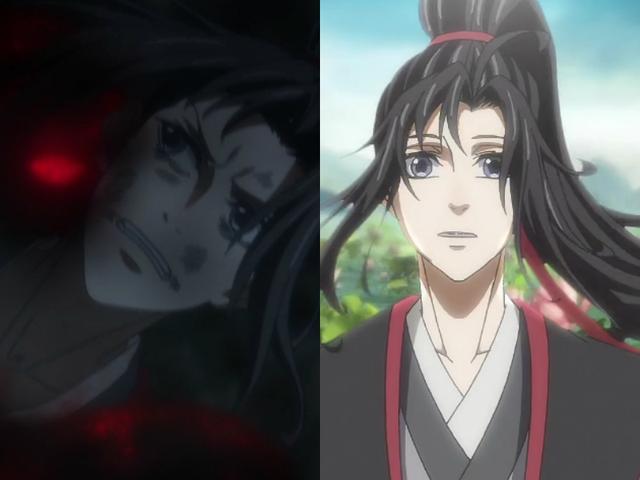 魔道祖师魏无羡蓝忘机正面照(五个画风崩坏的画面)(4)