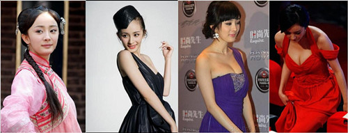 杨幂的胸围:杨幂的胸围进化史从A到D真相