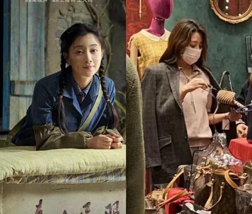 网友偶遇殷桃逛街,独自挑选二手包接地气,被赞身材火辣行事低调