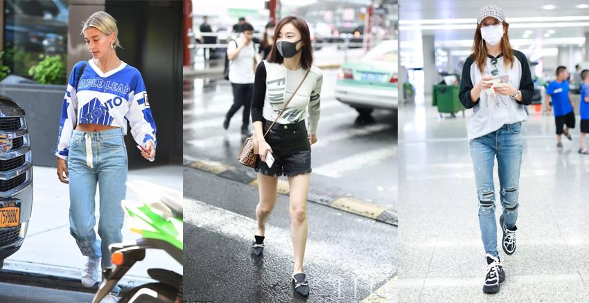 长袖t恤女怎么穿好看 长袖t恤女怎么穿好看