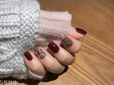 适合新年的秋冬美甲 百搭经典款