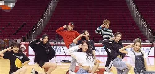 火箭少女现身NBA,吴宣仪杨超越不在,她竟然成了颜值担当?