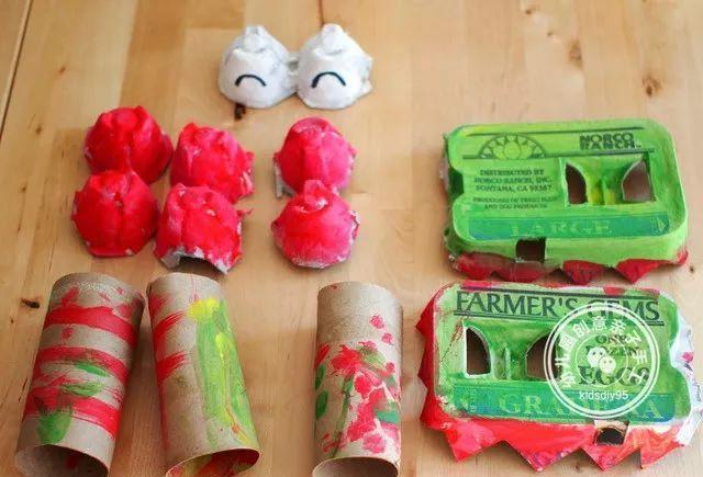 幼儿园新年手工集合:灯笼鞭炮樱花树等,五个教程三岁孩子可学习