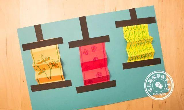 幼儿园新年手工集合:灯笼鞭炮樱花树等,五个教程三岁孩子可学习