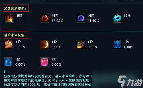 诛仙三家族技能怎么升级?