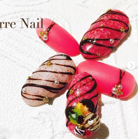 食物图案美甲大全 寿司烧肉美甲治愈不开心 食物图案美甲大全 寿司烧肉美甲治愈不开心