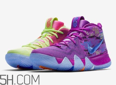 nike kyrie 4 multi color鸳鸯配色实物谍照什么样? nike kyrie 4 multi color鸳鸯配色实物谍照什么样?