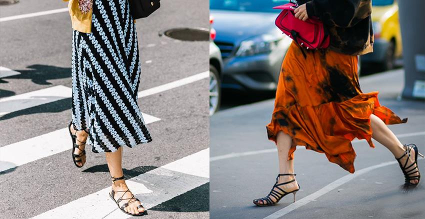 绑带凉鞋怎么搭配好看图片 绑带凉鞋怎么搭配好看图片