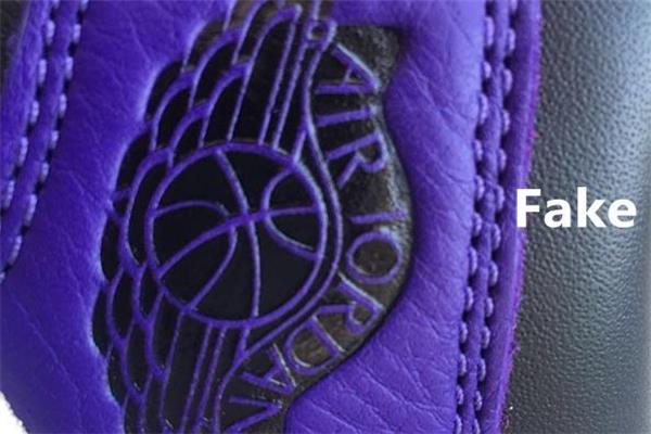 aj1黑紫脚趾真假对比 坚决抵制假货 aj1黑紫脚趾真假对比 坚决抵制假货