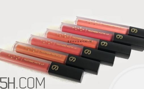 sixtory唇釉色号_sixtory唇釉试色图