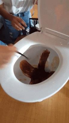 在马桶里吃巧克力冰淇淋?这个甜品创意差点创死我!