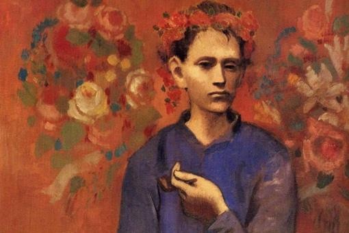 拿烟斗的男孩艺术鉴赏