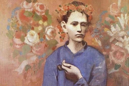 拿烟斗的男孩艺术鉴赏