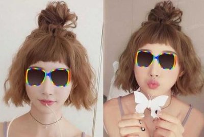 ​短发造型王子文(小个子减龄短发发型图片)