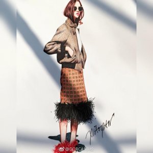 ​时装画 街拍手绘 礼服手绘 成衣手绘都是马克笔 服装效果图来