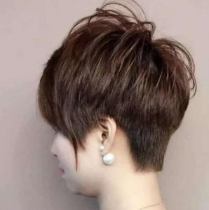 ​短发太厚剃了后脑勺