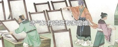 ​浩气长存造纸专家是谁
