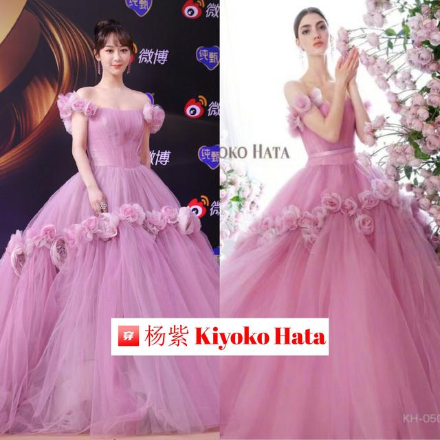 杨紫粉色百褶裙穿搭（精选杨紫出道以来的穿搭）(43)