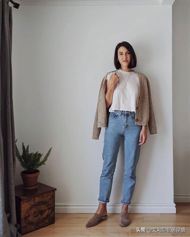毛衣小开衫的新穿法(一件毛衣10种穿法)(10)