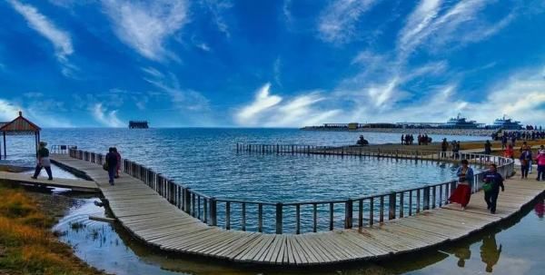 我国最大的咸水湖是,中国最大的咸水湖是图6