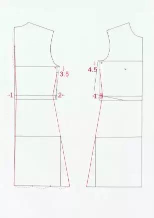 背心连衣裙裁剪方法和(整理了3款非常经典的背心连衣裙裁剪图分析)(21)