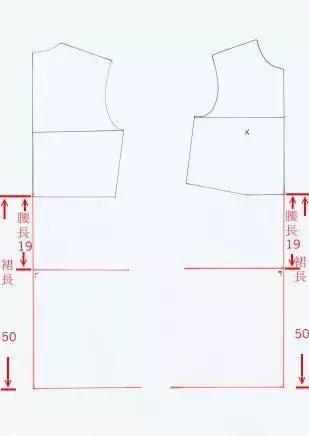 背心连衣裙裁剪方法和(整理了3款非常经典的背心连衣裙裁剪图分析)(11)