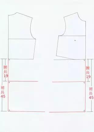 背心连衣裙裁剪方法和(整理了3款非常经典的背心连衣裙裁剪图分析)(19)
