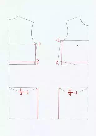 背心连衣裙裁剪方法和(整理了3款非常经典的背心连衣裙裁剪图分析)(20)