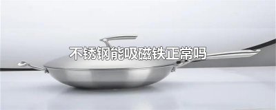 ​不锈钢能吸磁铁正常吗