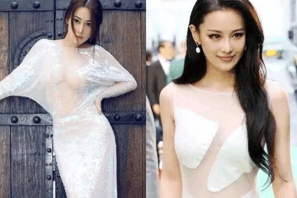 张馨予屡屡穿着大尺度透视装, 而且里面似乎啥都没穿