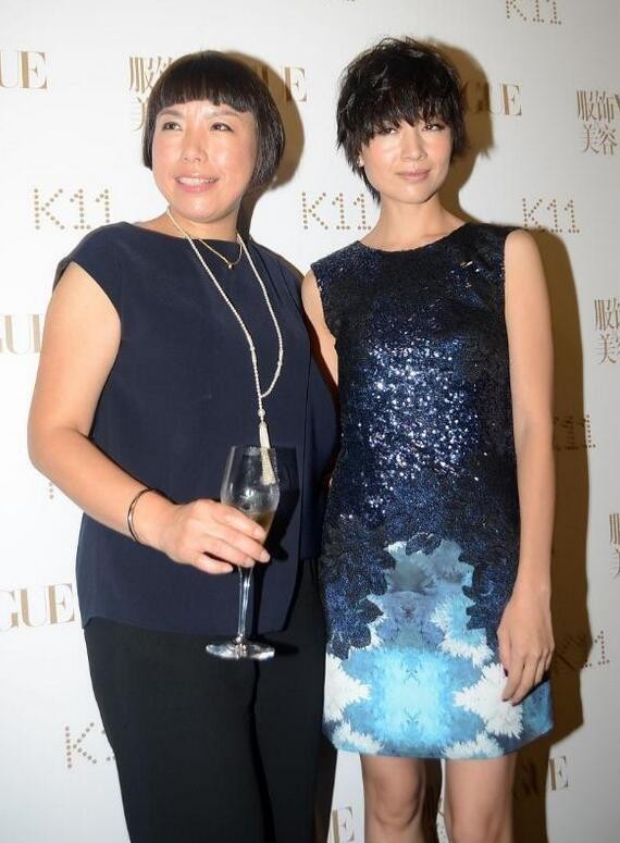 董洁短发发型图片（董洁紧身亮片裙穿不出质感）