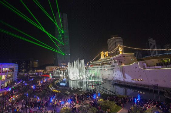 第十五届蓝色港湾灯光节2025（海上世界灯光节温暖全城）(4)