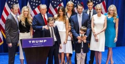 ​美国总统特朗普身高190，特朗普家人身高盘点(逆天长腿)