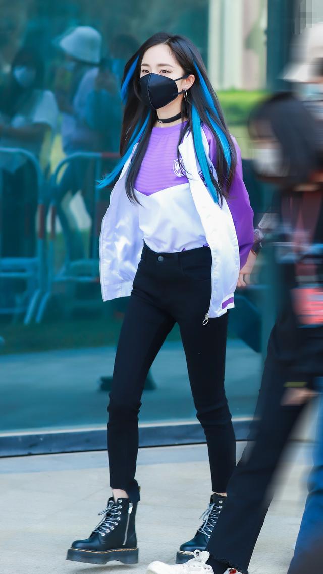 盘点杨幂个性短发发型(杨幂非主流造型)(7)