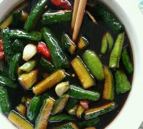 黄瓜怎么腌制又脆又绿又好吃