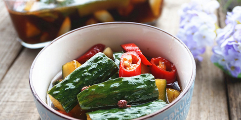 怎么腌黄瓜又脆又绿又不坏,黄瓜怎么腌制又脆又绿又好吃图14